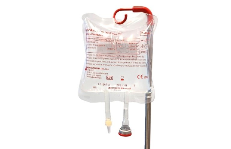 Antykoagulant – 4% cytrynian sodu